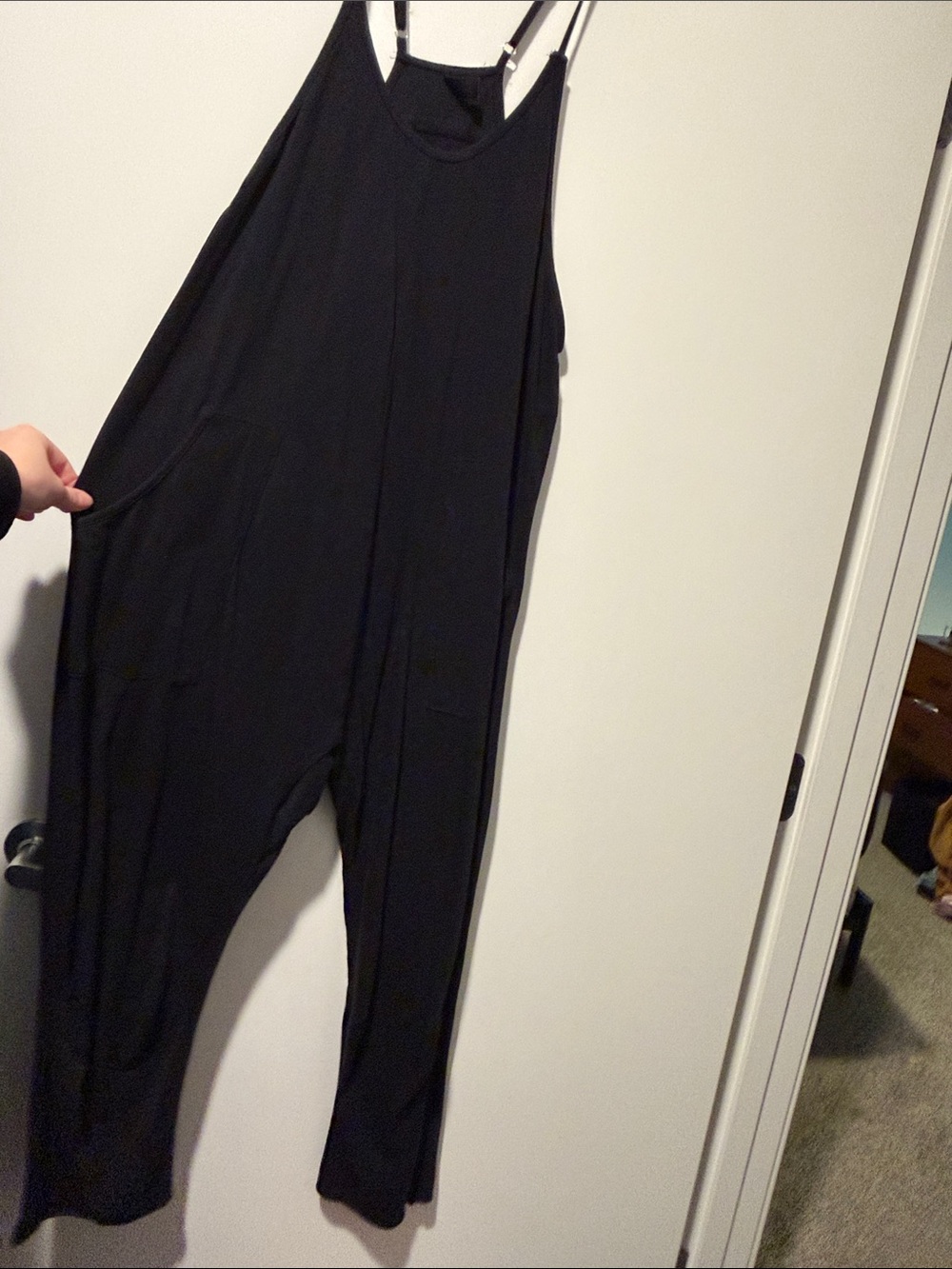 Black Women's Sleeveless Jumpsuit